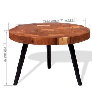 Couchtisch 243957 Braun - Massivholz - Holzart/Dekor - 60 x 40 x 60 cm