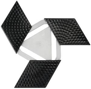 Stanley Rogers Untersetzer Kunststoff Schwarz - Kunststoff - 20 x 2 x 23 cm