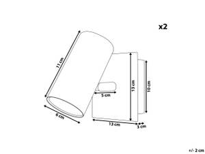 Lampes projecteur ROSETTA Nb d'ampoules : 2