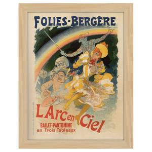 Bilderrahmen Poster Folies Bergére Eiche