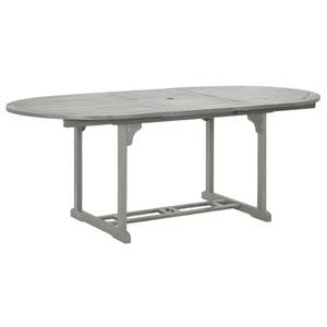 Table de jardin 3012961 Gris - Bois massif - Bois/Imitation - 100 x 75 x 200 cm