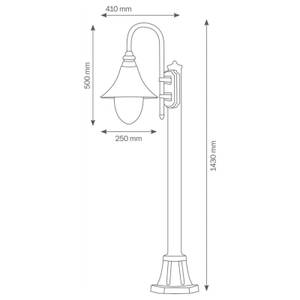 Wegeleuchte A-244407 Weiß