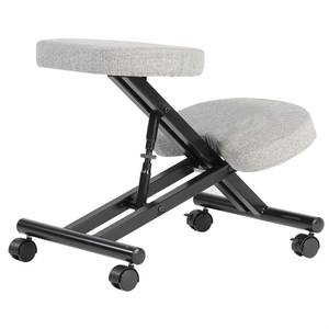 Tabouret ergonomique ROBIN Beige - Noir