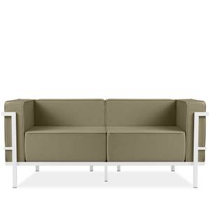 Gartensofa TRIGLO Beige - Weiß - Breite: 164 cm