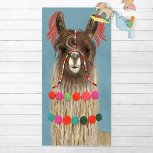 Lama mit Schmuck I 50 x 100 cm