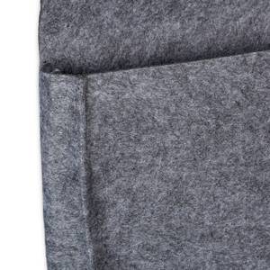 Hängeorganizer 2er Set 3 Fächer Grau - Metall - Textil - 30 x 65 x 5 cm