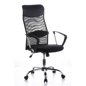 Home Office Chefsessel ARIA HIGH Schwarz - Textil - 60 x 129 x 50 cm