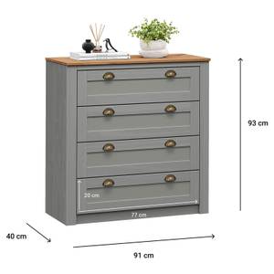 Commode BOLTON Gris