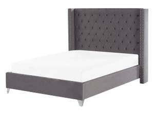 Doppelbett LUBBON Dunkelgrau - 152 x 142 x 215 cm