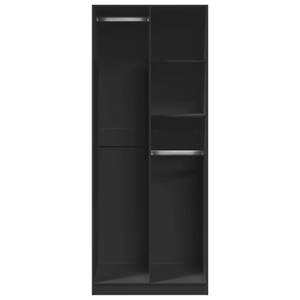 Kleiderschrank 298537-4 Schwarz - Breite: 80 cm