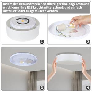 LED Deckenleuchte Booker Weiß