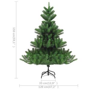 Sapin de noël artificiel Gris - Vert - Blanc - 120 x 150 x 120 cm