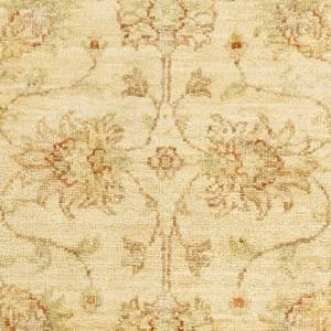 Ziegler Teppich - 90 x 60 cm - beige Beige - Kunststoff - 60 x 1 x 90 cm