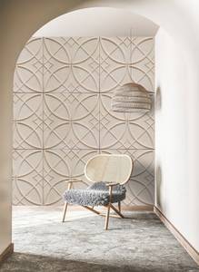 Fototapete Circulus Walls by Patel Beige - Kunststoff - Textil - 400 x 270 x 0 cm