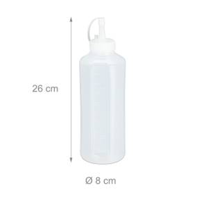 Quetschflasche 1000 ml 4er Set Anzahl Teile im Set: 4