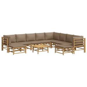 Salon de jardin 3028491-31 (lot de 11) Marron - Taupe