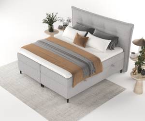 Premium Boxspringbett LasPalmas Graubraun - Breite: 173 cm