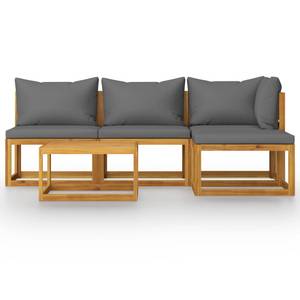 Garten-Lounge-Set (5-teilig) 3009697-28 Dunkelgrau