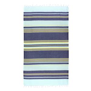 Lush Hammam tuch Blau - Textil - 1 x 100 x 180 cm