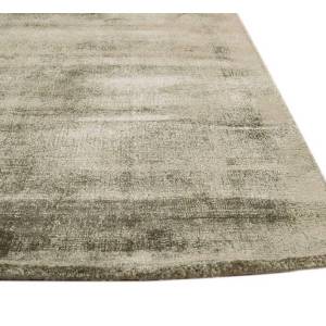 Tapis de salon moderne fait main LAME Gris lumineux - 120 x 170 cm