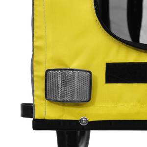 Remorque vélo pour chien 3028771-2 Jaune - 68 x 72 x 134 cm