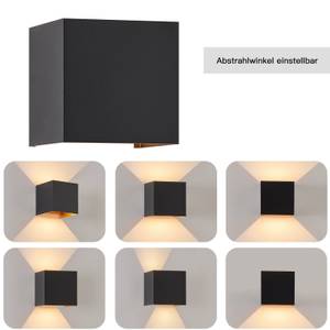 LED Wandleuchte Inspiration (4er-Set) Schwarz