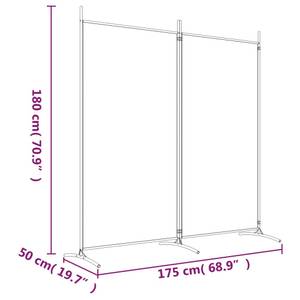 Raumteiler 3002983-1 (2-teilig) Schwarz