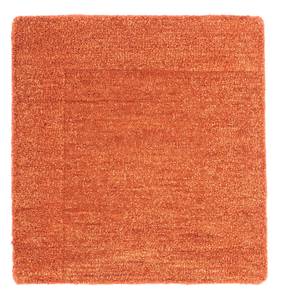 Wollteppich - 47x47cm Orange - Naturfaser - 47 x 2 x 47 cm