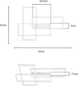 LED Deckenleuchte Zeno Weiß