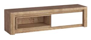 RTV-Schrank LAVINIO Braun - Weiß - Holzwerkstoff - 162 x 42 x 40 cm