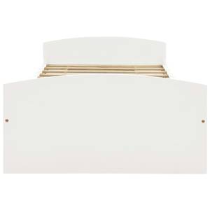 Cadre de lit 3004722 Blanc - Bois massif - Bois/Imitation - 96 x 47 x 204 cm