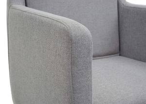 Fauteuil de salon H93a Gris lumineux