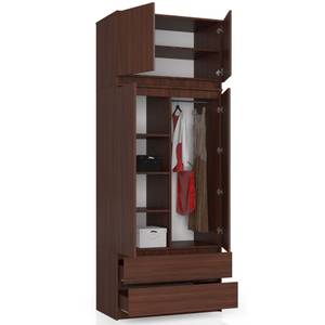 Surmeuble pour Armoire S90 2T CLP Imitation wengé