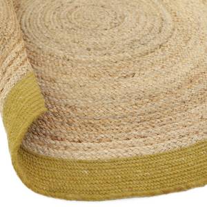 YHUKI MANGUE S tapis jute & laine Jaune