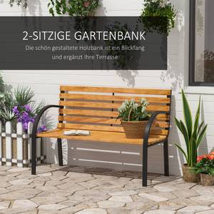 Gartenstuhl 84B-188 Braun - Massivholz - 60 x 83 x 122 cm