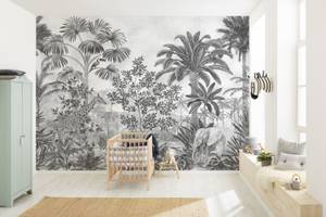 Fototapete Jungle Evolution 610858 Schwarz - Naturfaser - Textil - 350 x 280 x 280 cm