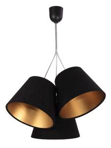 Lustre suspension JOCY Noir - Matière plastique - 50 x 96 x 50 cm