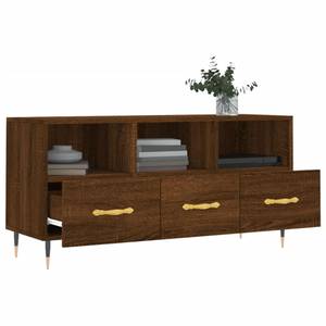 TV-Schrank D571 Eiche Schwarzbraun Dekor