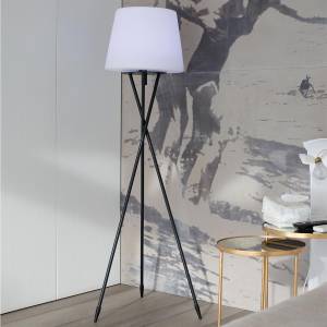 Lampadaire extérieur sans fil TRY Blanc - Métal - 34 x 150 x 34 cm