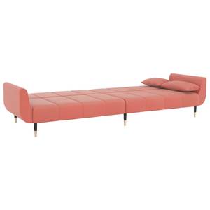 Schlafsofa 3008256-2 Pink - Metall - Textil - 220 x 69 x 84 cm