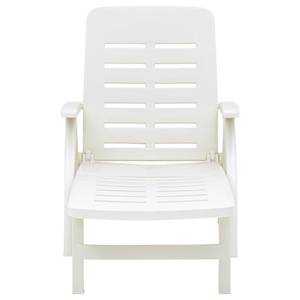 Chaise longue 3000485 Blanc - Matière plastique - 189 x 96 x 72 cm