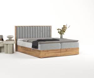 Boxspringbett Komorebi Grau - Breite: 200 cm - H2