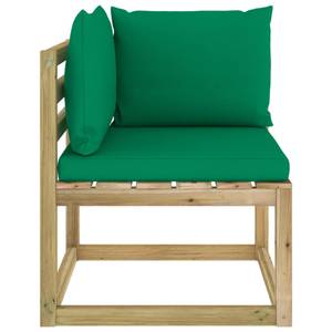 Canapé d'angle 3009699-1 Vert - Bois manufacturé - Bois/Imitation - 64 x 70 x 64 cm