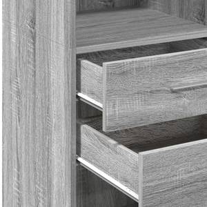 Highboard DE2876 Grau - Holzwerkstoff - 43 x 124 x 30 cm