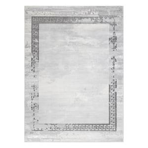 Tapis Lira E1473 Cadre Grec Vintag Gris - Matière plastique - Textile - 140 x 1 x 190 cm