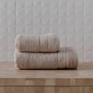 Handtuch Glames 50x90 Beige - Textil - 18 x 8 x 44 cm