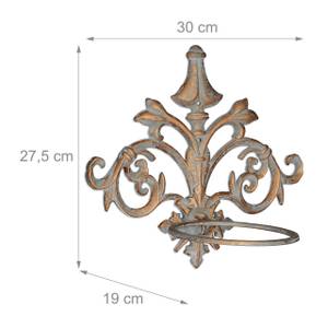 Support pot de fleurs mural baroque 1 set