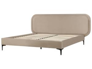 Lit double SUZETTE Beige - Taupe - Largeur : 188 cm