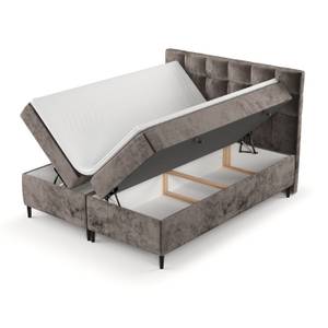 Boxspringbett Urbaneo Braun - Breite: 160 cm