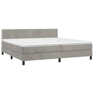 Boxspringbett 3017268-6 Hellgrau - Breite: 200 cm